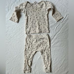 Quincy Mae Organic Cotton Shirt + Leggings set